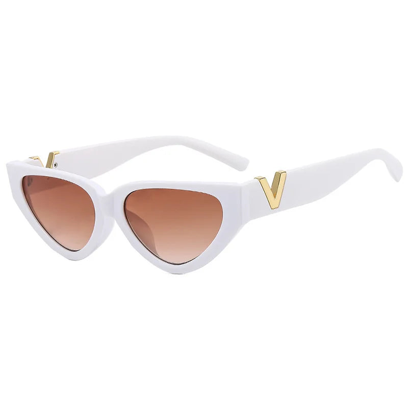 Lunettes Soleil Femme en V