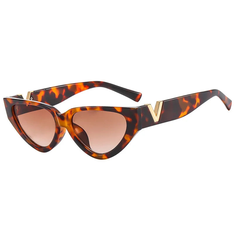 Lunettes Soleil Femme en V